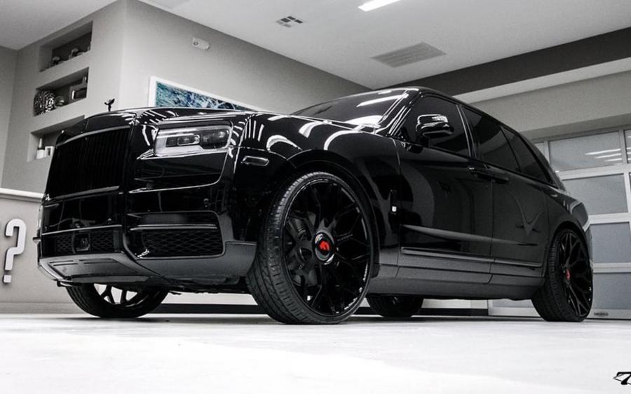 Rolls-Royce Cullinan Dark Emerald on Forgiato Wheels (Drea-ECL) '2019